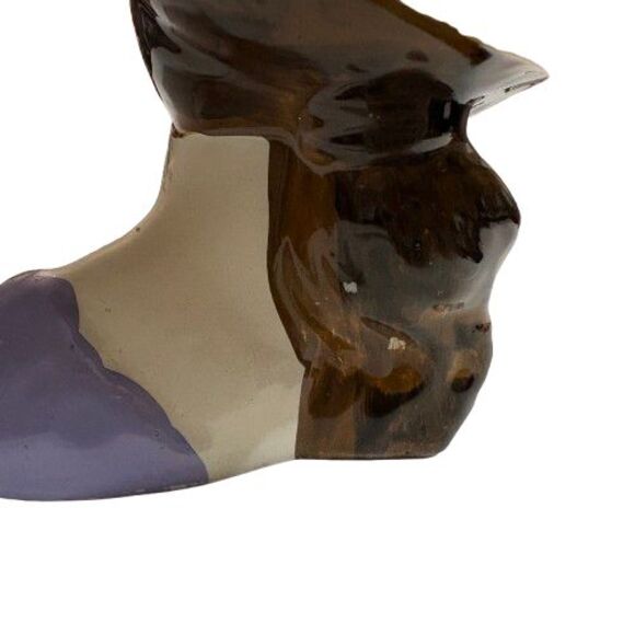 Vintage Ceramic Bust/Sculpture of a Lady/Woman Victorian Mid Century Modern - Picture 14 of 15